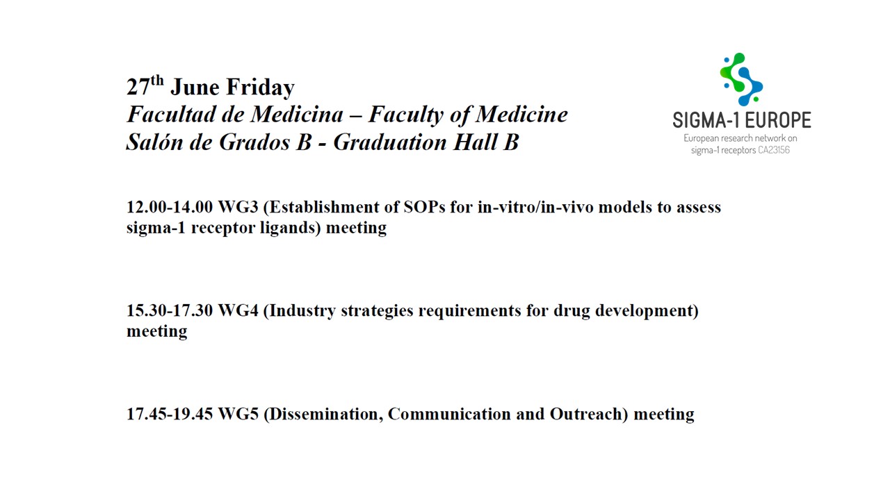 WG3-5 Meetings